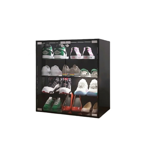 Luxury Style Shoe Cabinet With Glass Door
