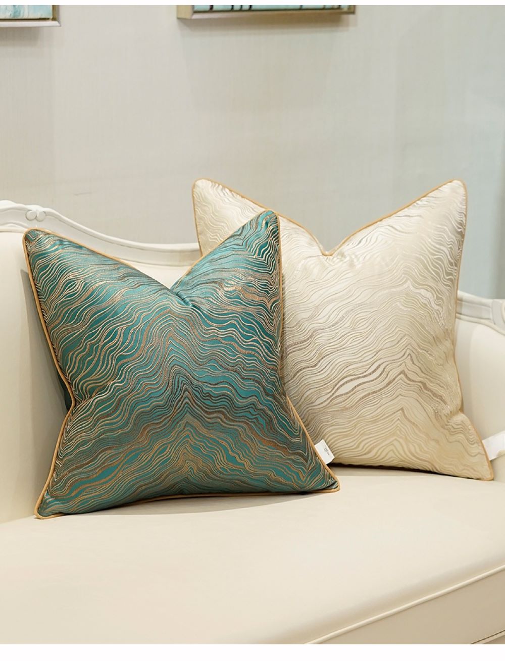 Luxury African Jacquard Cushion Cover for Home Decor