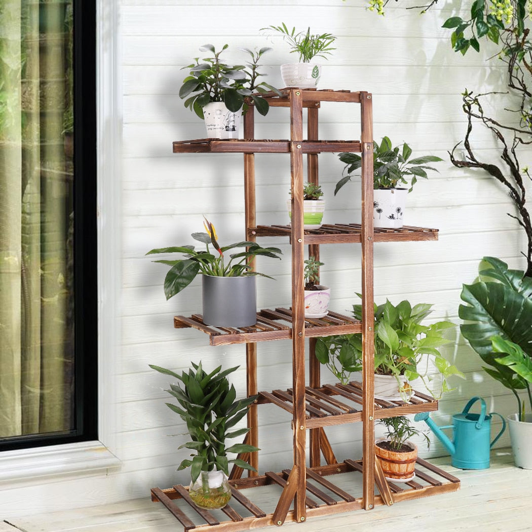 Luxury 6-Tier Wooden Plant Stand