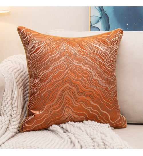 Luxury African Jacquard Cushion Cover for Home Decor