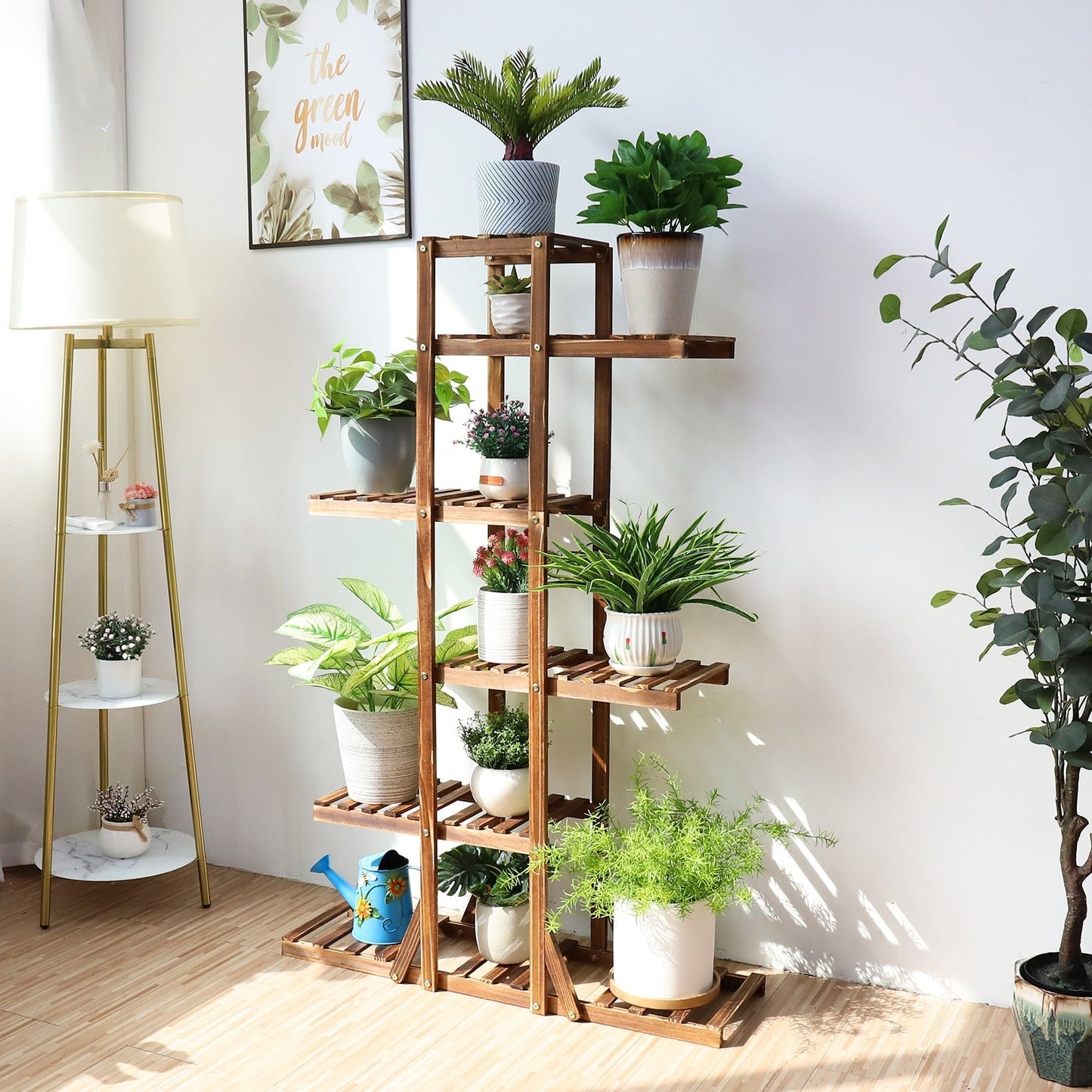 Luxury 6-Tier Wooden Plant Stand