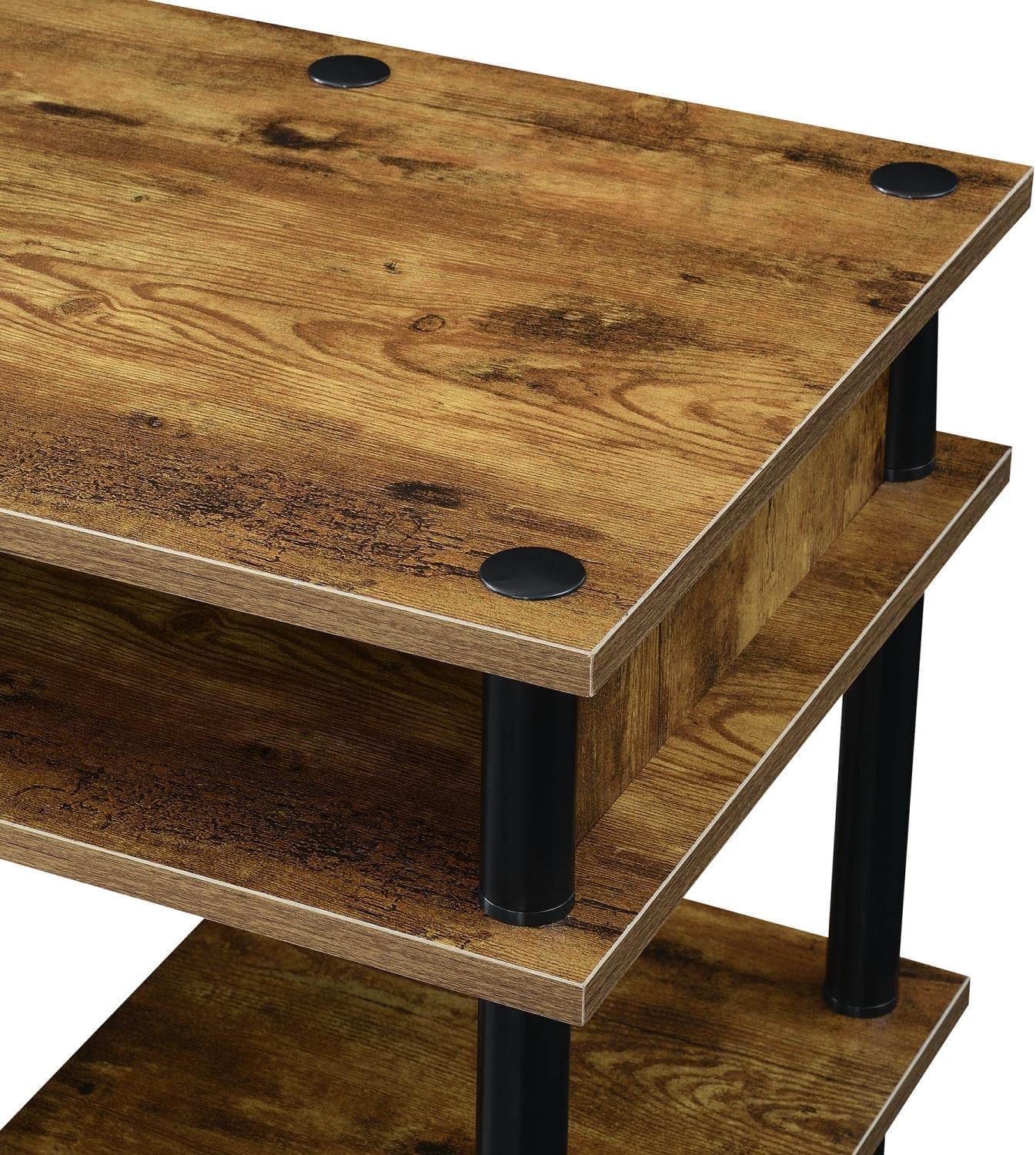 Barnwood Student Desk with Shelves