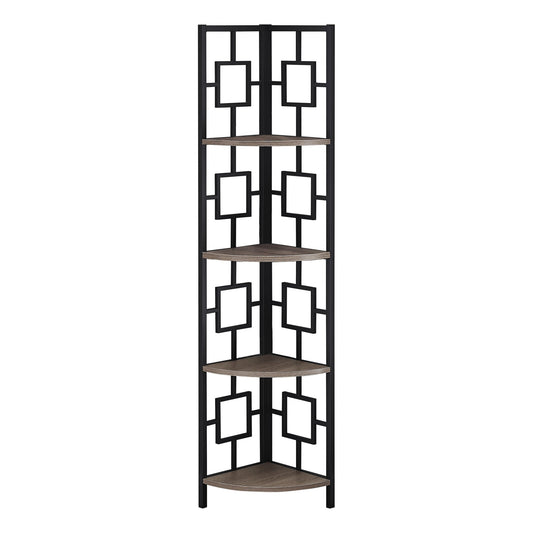Metal Cornered Bookcase with 4 shelves
