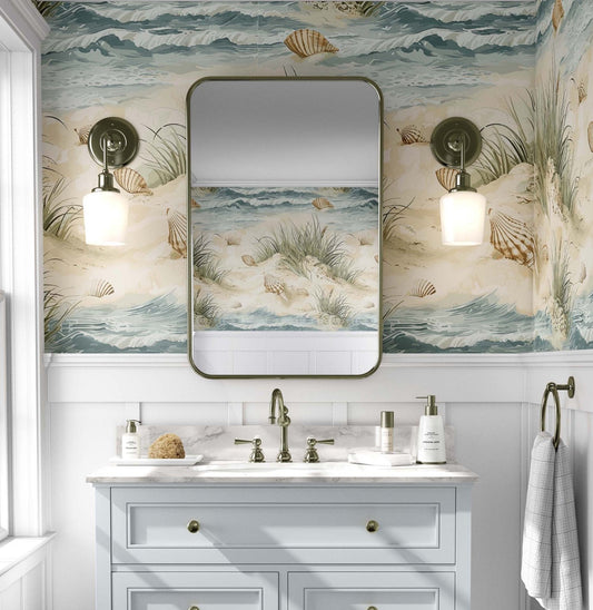 Coastal Escape Peel & Stick luxury Wallpaper