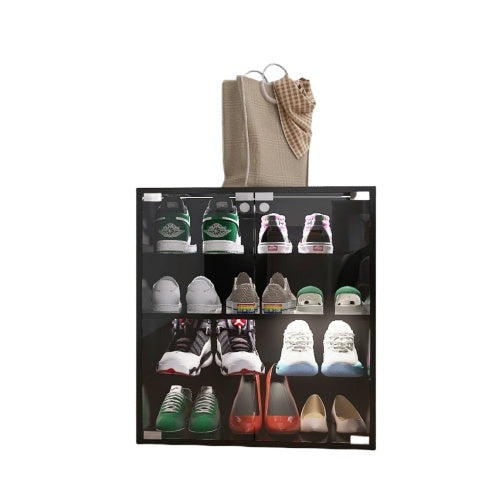 Luxury Style Shoe Cabinet With Glass Door